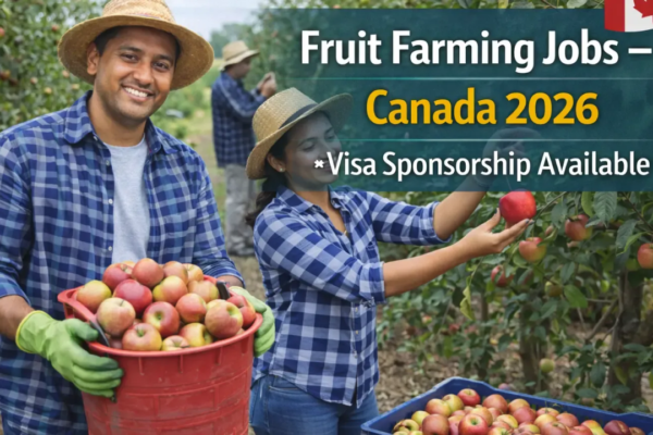 Free Visa Sponsorship Fruit Picking Jobs in Canada 2026 – Apply Now 🍎🍓