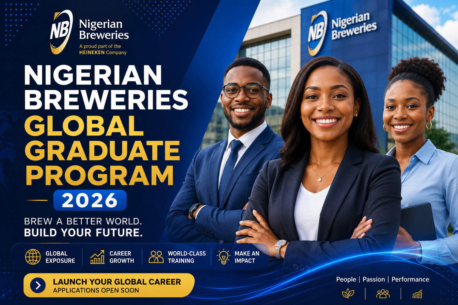 Nigerian Breweries Global Graduate Program 2026: Eligibility, Benefits, and How to Apply